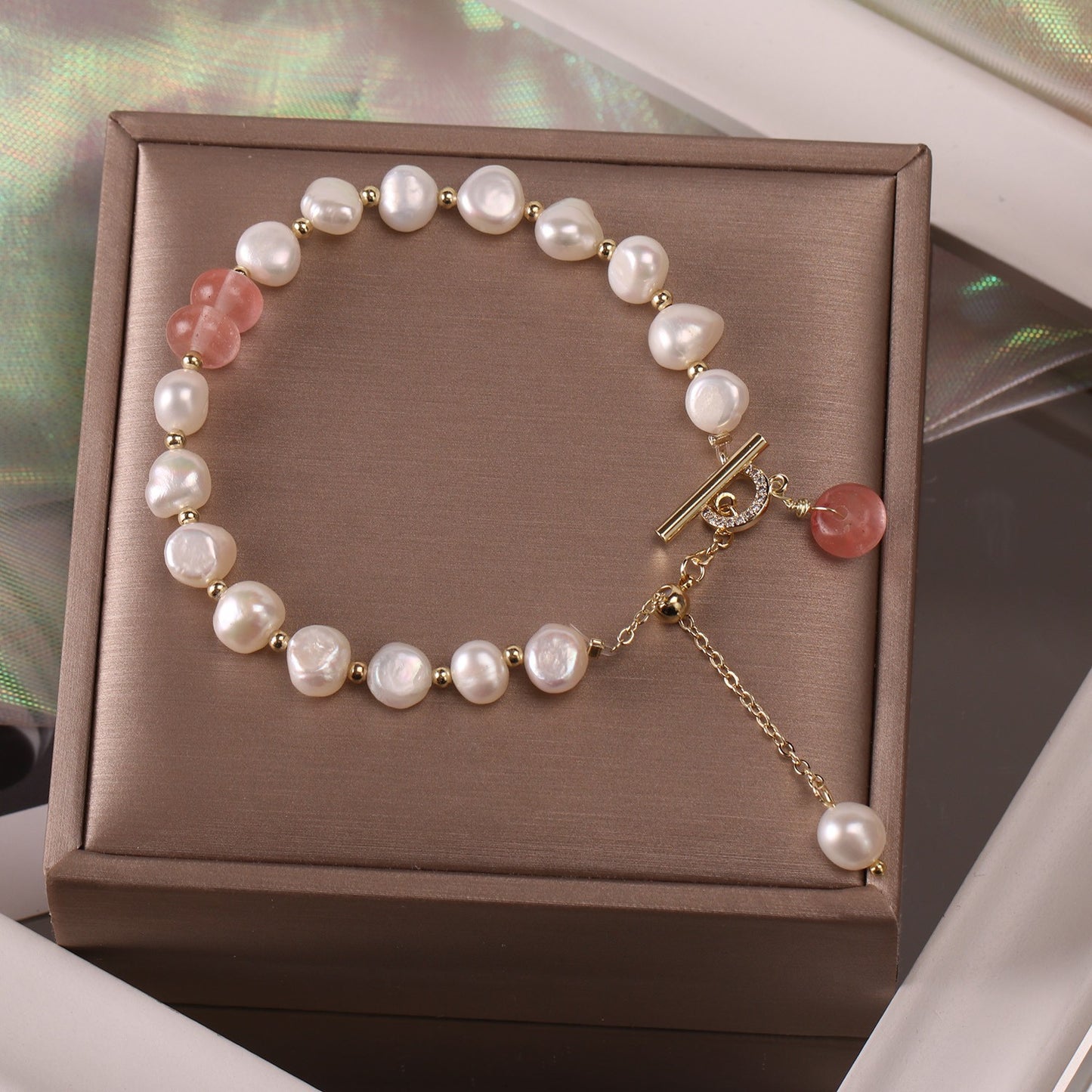 Women Pearl Adjustable Bracelet
