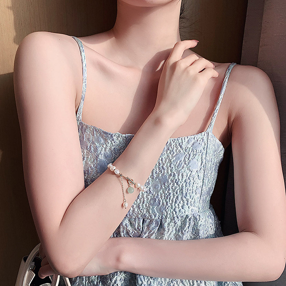 Women Pearl Adjustable Bracelet