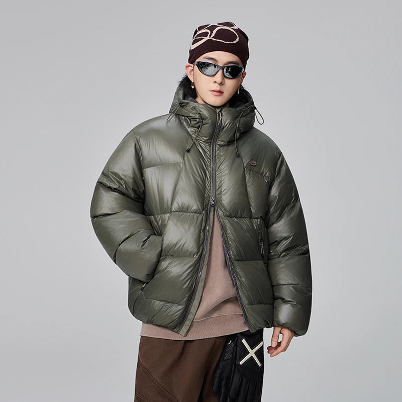 2025 New Winter Hooded Down Jacket,High-quality Warm, Windproof and Waterproof Outdoor Camping Jacket