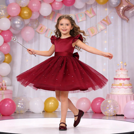 Kids Christmas Dresses for Girls Clothes Children's Clothing Princess Girls Dress Dance Wear Stage Party Lace Cosplay Costumes