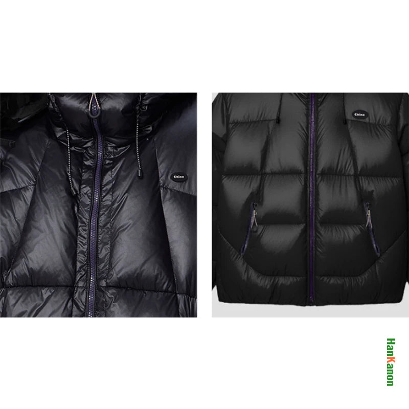 2025 New Winter Hooded Down Jacket,High-quality Warm, Windproof and Waterproof Outdoor Camping Jacket