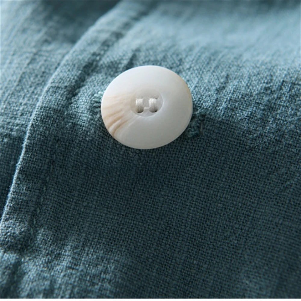 6 Colors Linen Suit Jacket for Men Spring Autumn Blazer Lightweight Breathable Jacket Loose Fit M-4XL Men's Wear