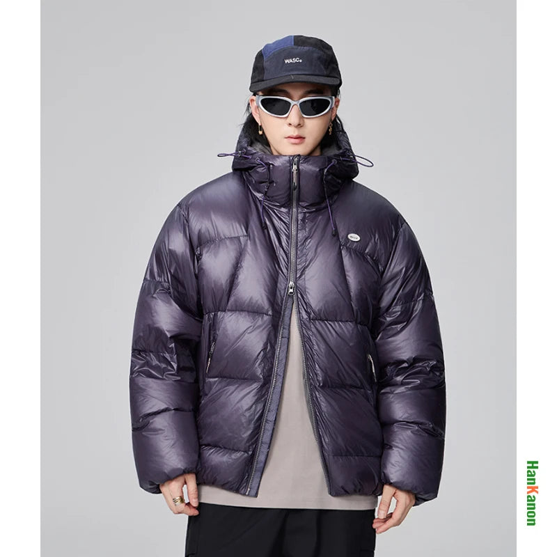 2025 New Winter Hooded Down Jacket,High-quality Warm, Windproof and Waterproof Outdoor Camping Jacket