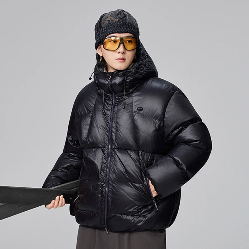 2025 New Winter Hooded Down Jacket,High-quality Warm, Windproof and Waterproof Outdoor Camping Jacket